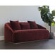 Astrid Merlot Sofa
